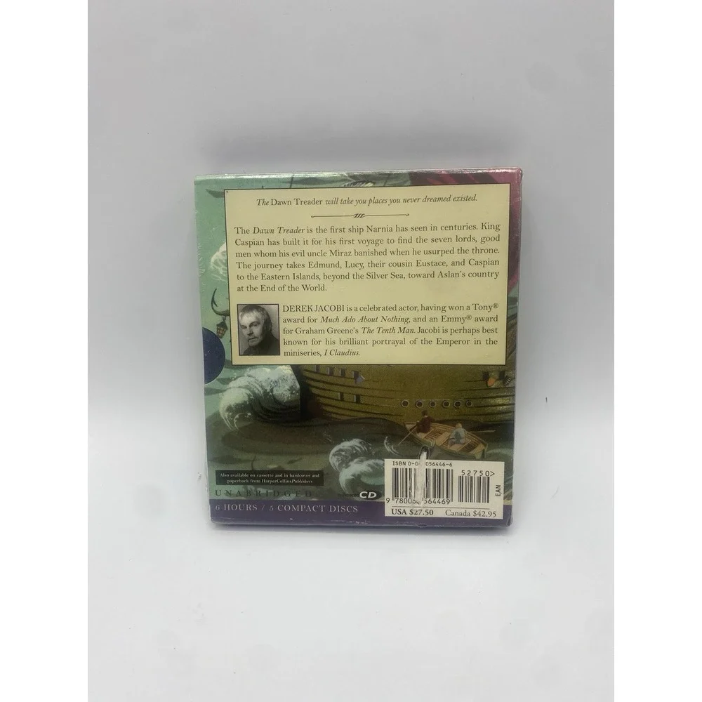 The Voyage‎ of the Dawn Treader Audiobook C. S. Lewis Read by Derek Jacobi NEW